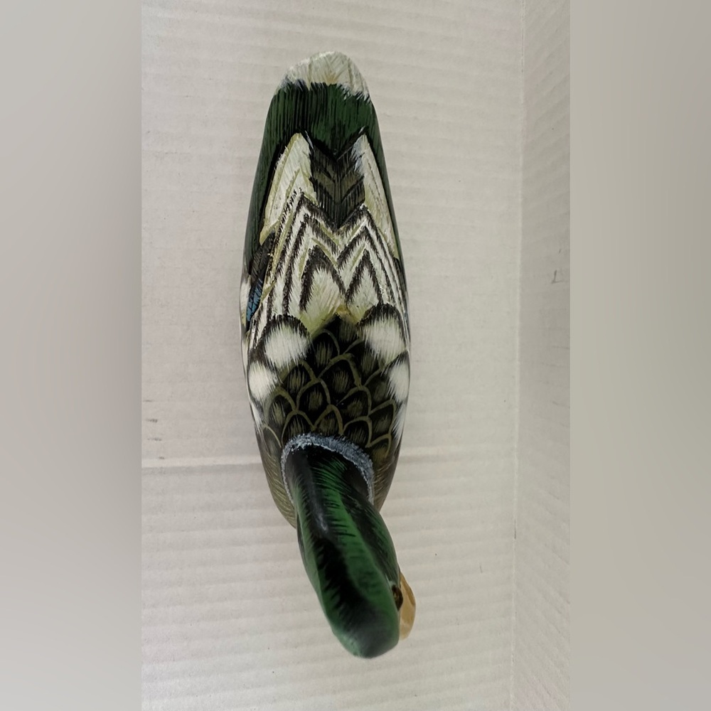 Handcrafted Wooden Duck Figurine - Picture 9 of 14
